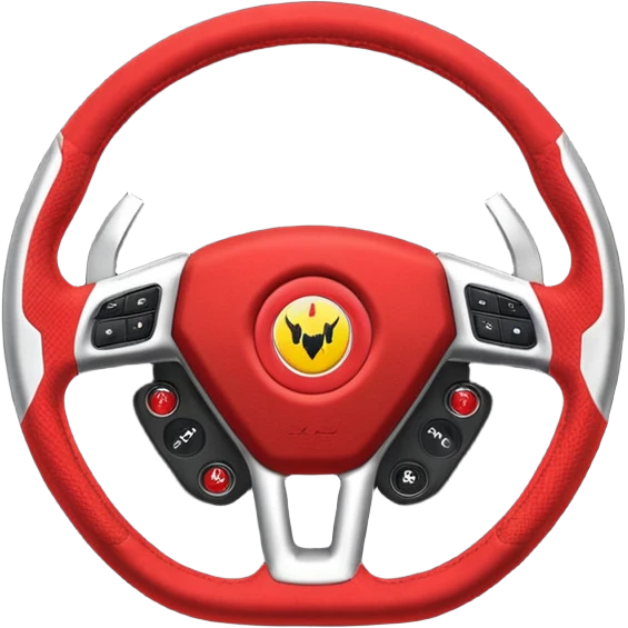 volante de racing de alcantara emoji