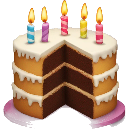 birthday cake emoji