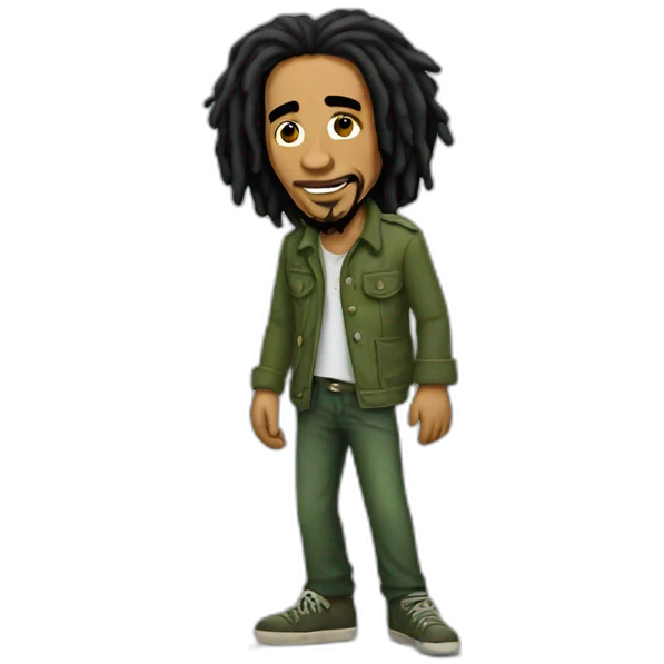 bob marley emoji