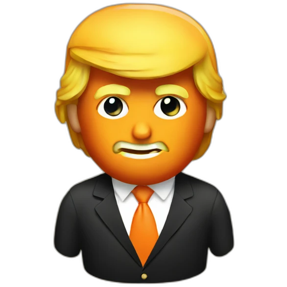 trump pumpkin emoji