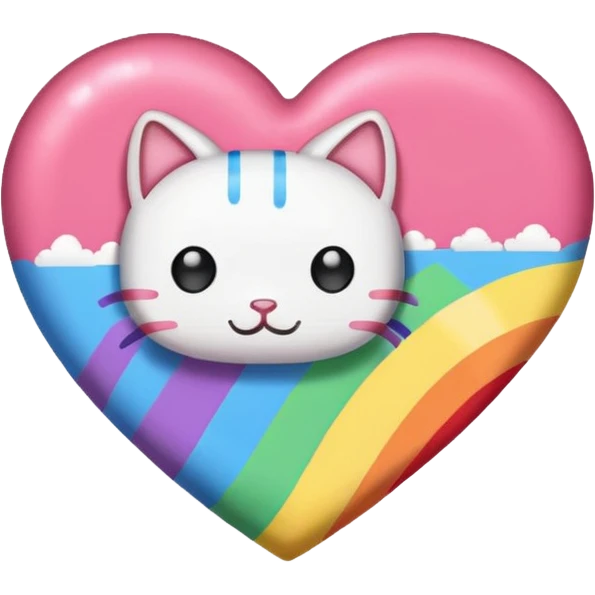 heart nyan cat emoji