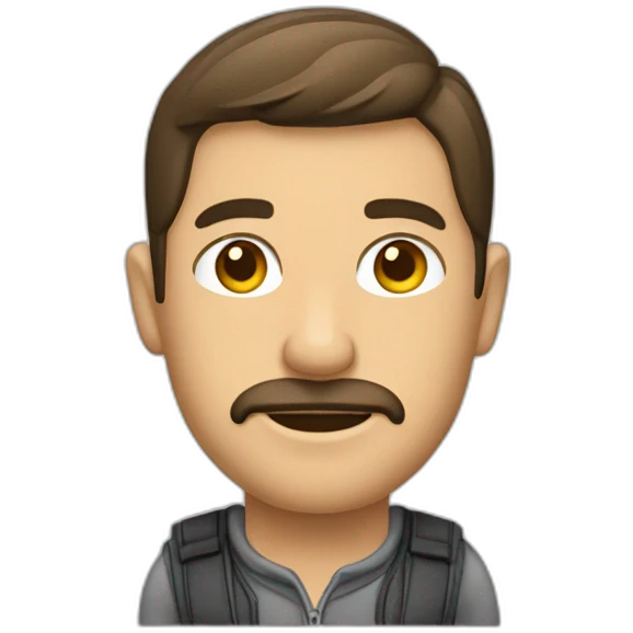 Hombre zapatillero estilismo emoji