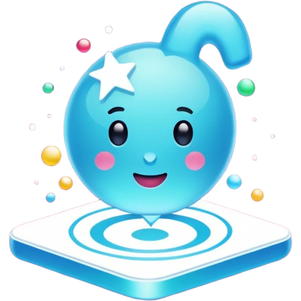 Verificación de tiktok con el chec en celeste  emoji