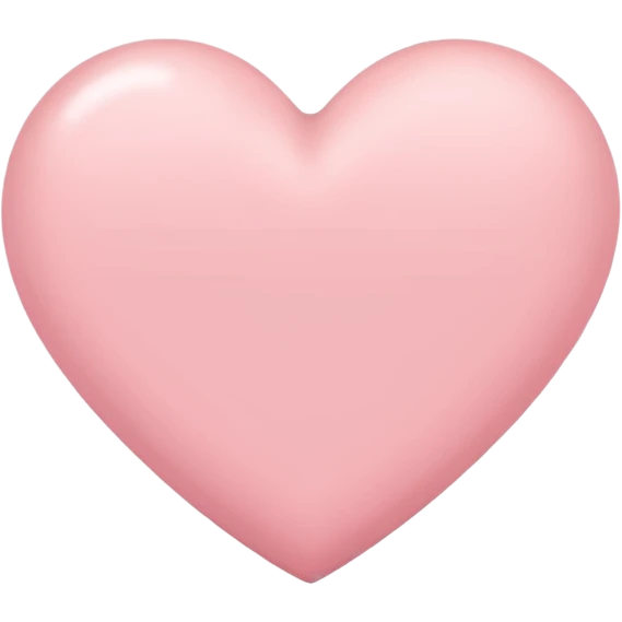light pink heart  emoji