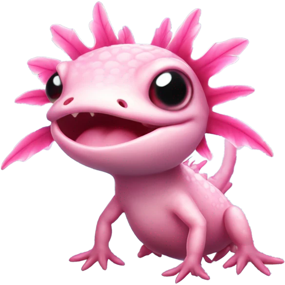 Aesthetic axolotl emoji