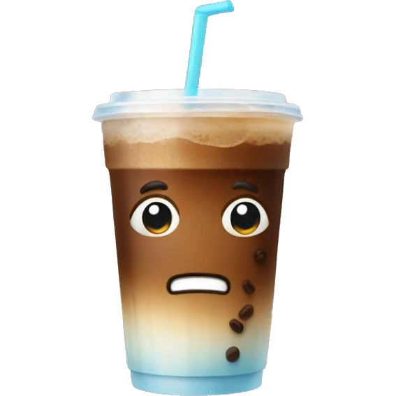 Iced coffee  emoji