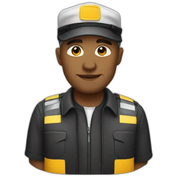 Taxi driver emoji