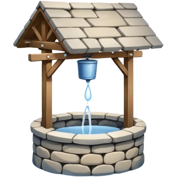 a water well - simple, no roof emoji