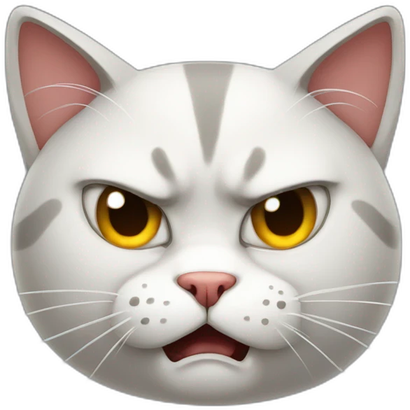 Angry cat emoji