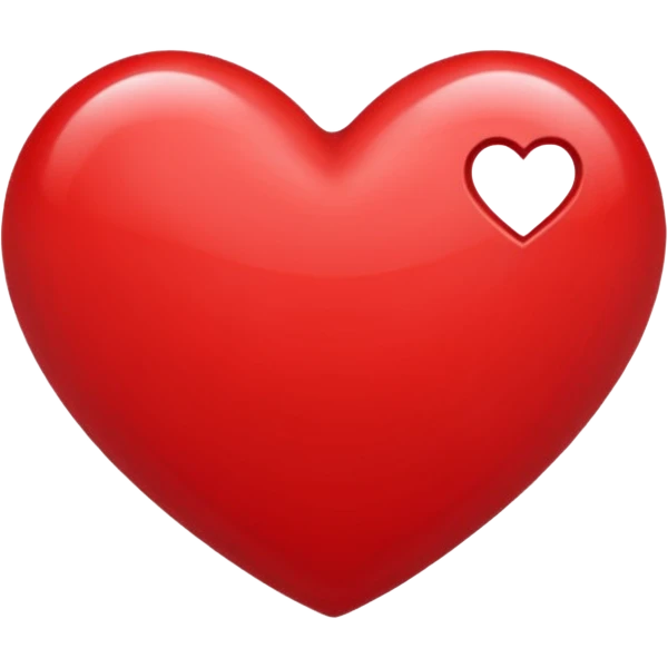 red heart emoji