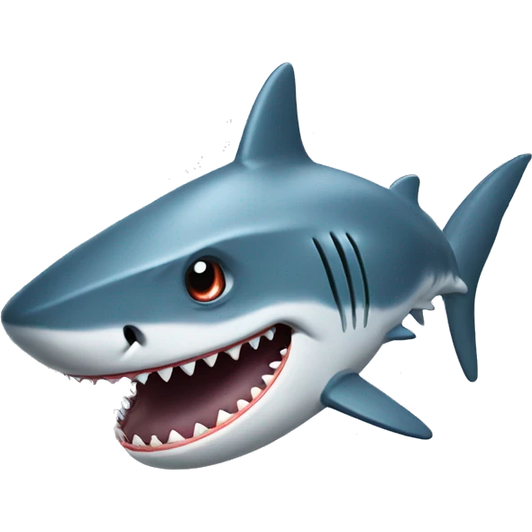 shark with hat emoji