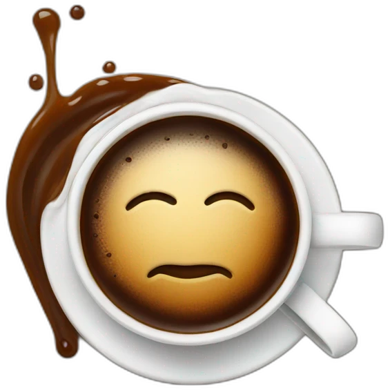 coffee with ice emoji