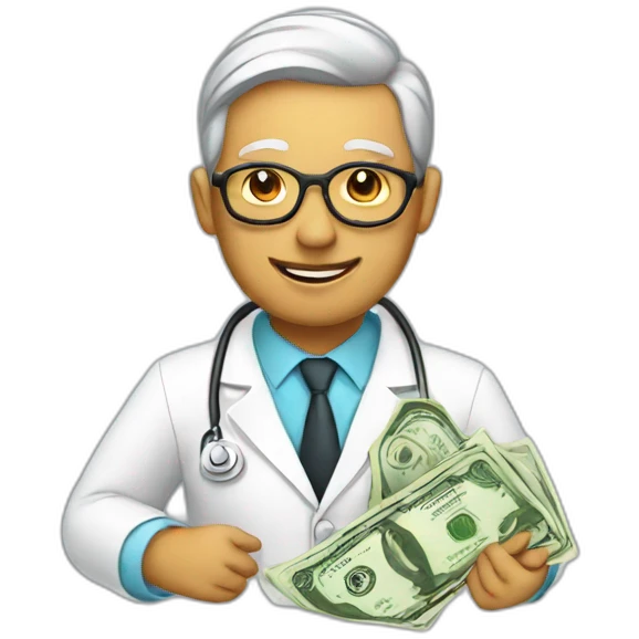 doc with money emoji