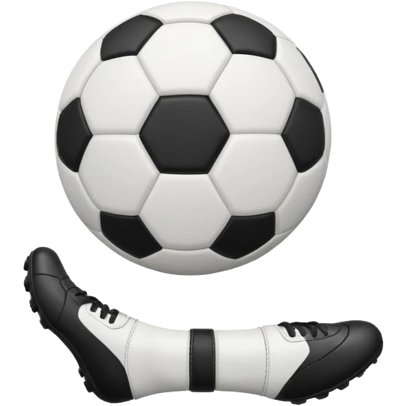 soccer ball in between player's legs emoji