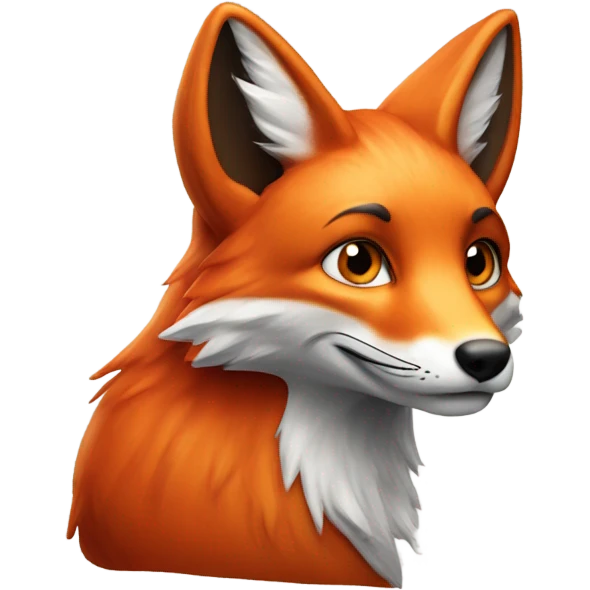 Real fox emoji