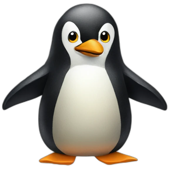 Stoned penguin emoji