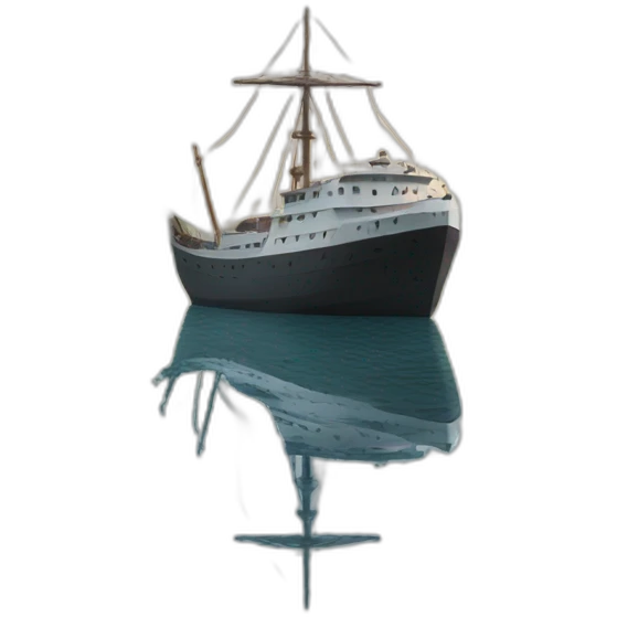 ship on small lake emoji