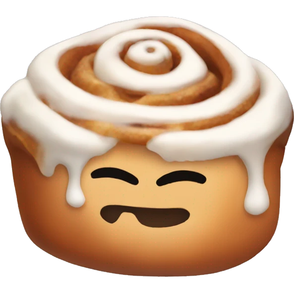 cozy cinnamon roll emoji