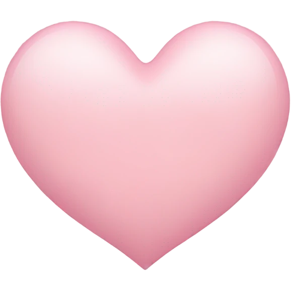 light pink heart emoji