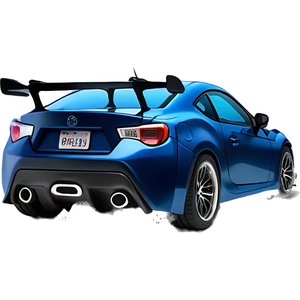 Rear view diffuser on Fr-s Haunted Darth Vader’s dark pearl-blue race car, glowing light saber bumpers, wide rear wing, silver wheels  emoji