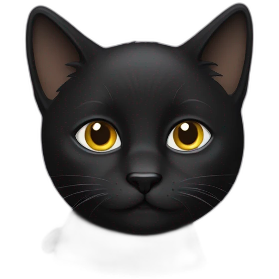 Black cat emoji