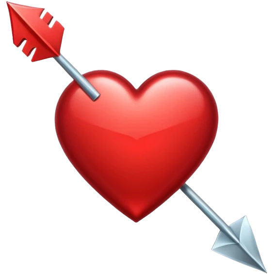 Heart-shaped arrow emoji