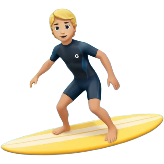 A surfing fov emoji