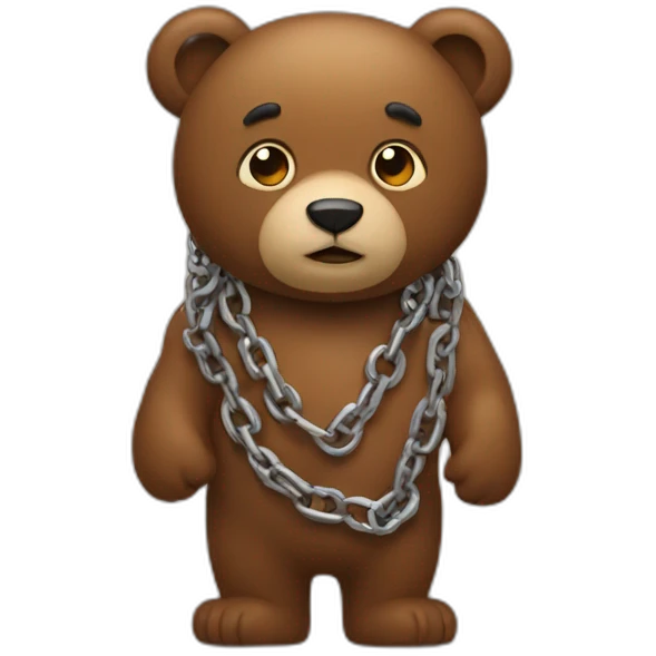 bear-chain emoji