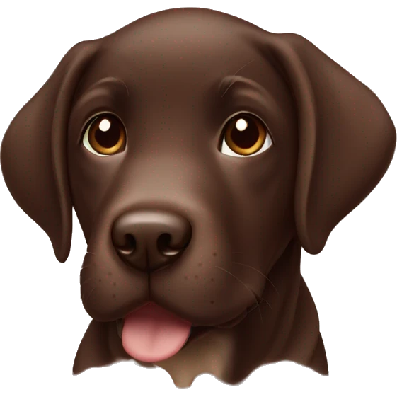 Chocolate Labrador Puppy emoji