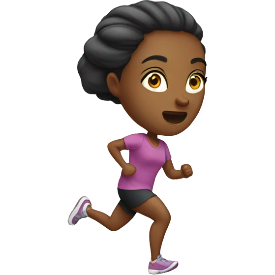 running t-shirt woman emoji