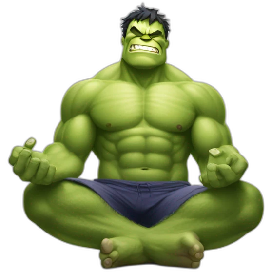 pixar-smile-hulk-meditating emoji