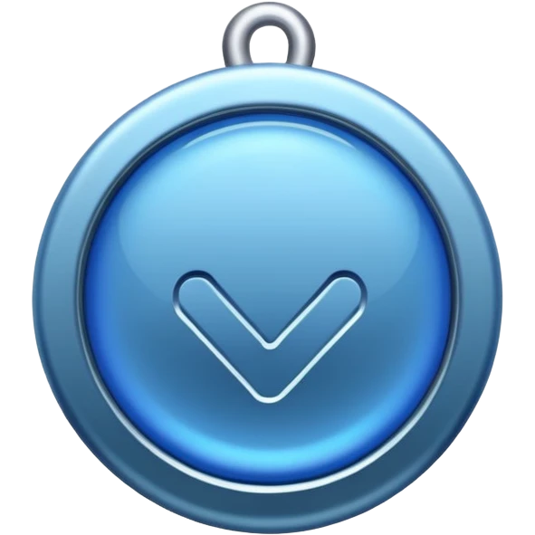 Blue tick emoji