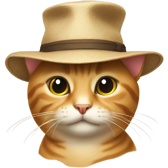 Cat with a hat emoji