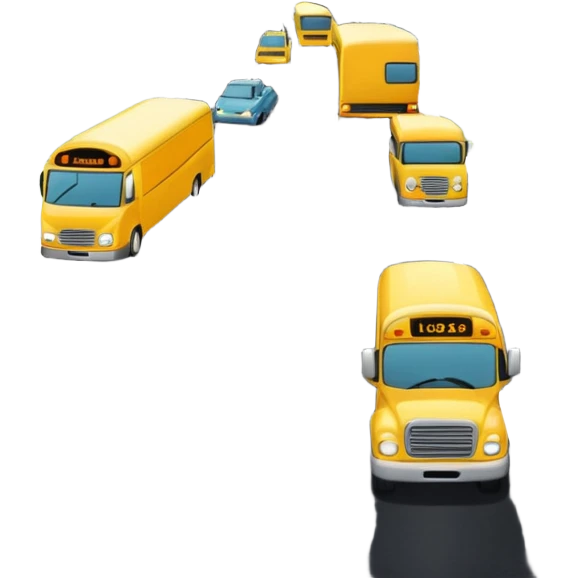 🛣🚎🚌🚛🚓🚗 emoji