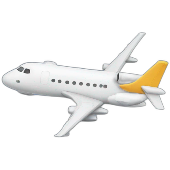 plane that has a cat on top emoji