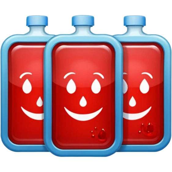 blood pack emoji