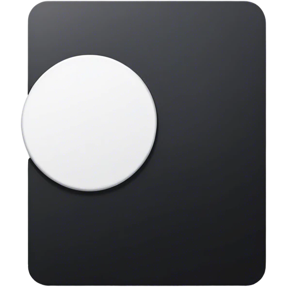 A black card and a white card without print emoji