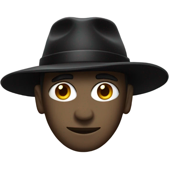 Slunk wearing a black hat emoji