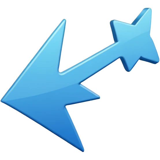 Flèche blanche a gauche emoji