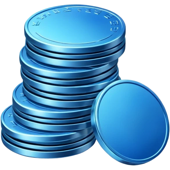 blue coins credit pack emoji
