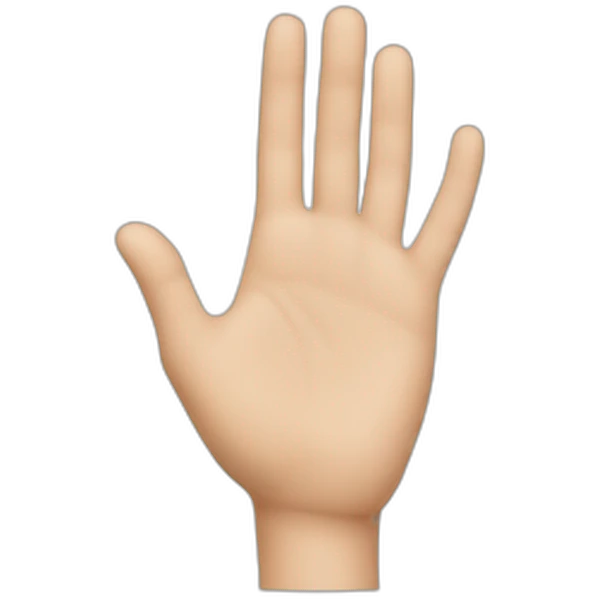 Hand emoji
