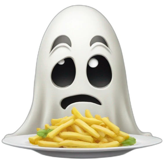 hungry, funny, ghost emoji