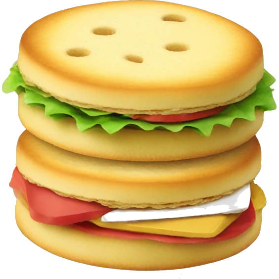 Ritz cracker and milano sandwich emoji