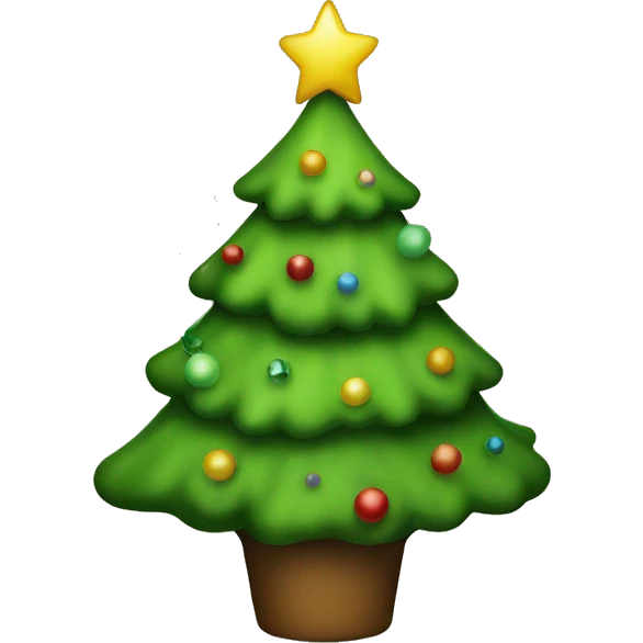 Christmas tree emoji