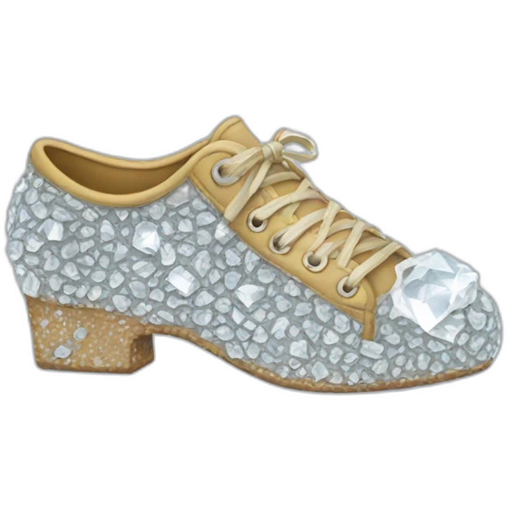 Crystal shoes emoji