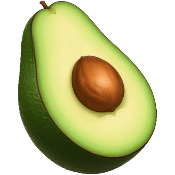 Half Avocado emoji