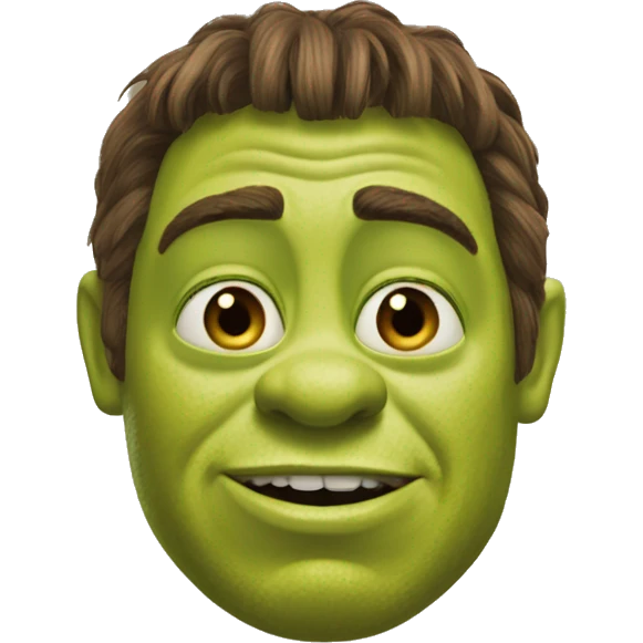 shrek with extralargue nails  emoji