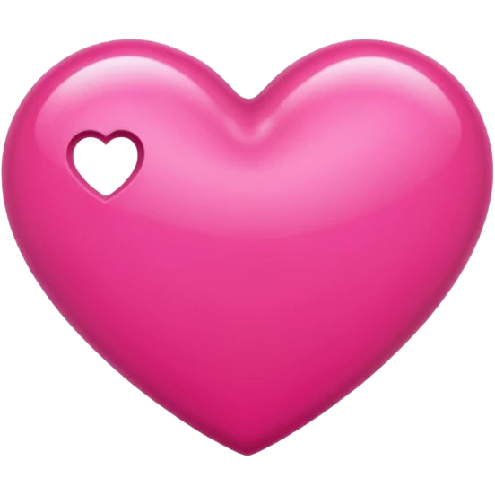 hot pink heart emoji