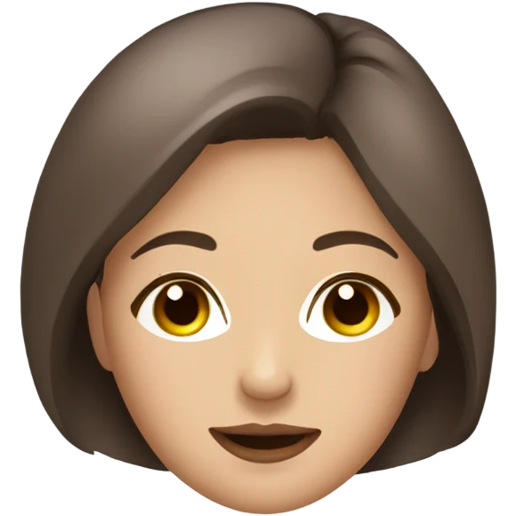 Lady with face mask spa beauty full face relaxing with brown hair and brown eyes emoji