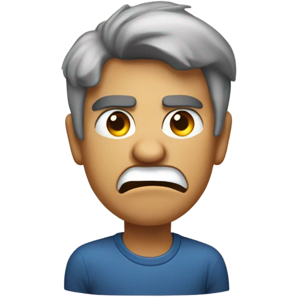 Angry with thumbs down  emoji